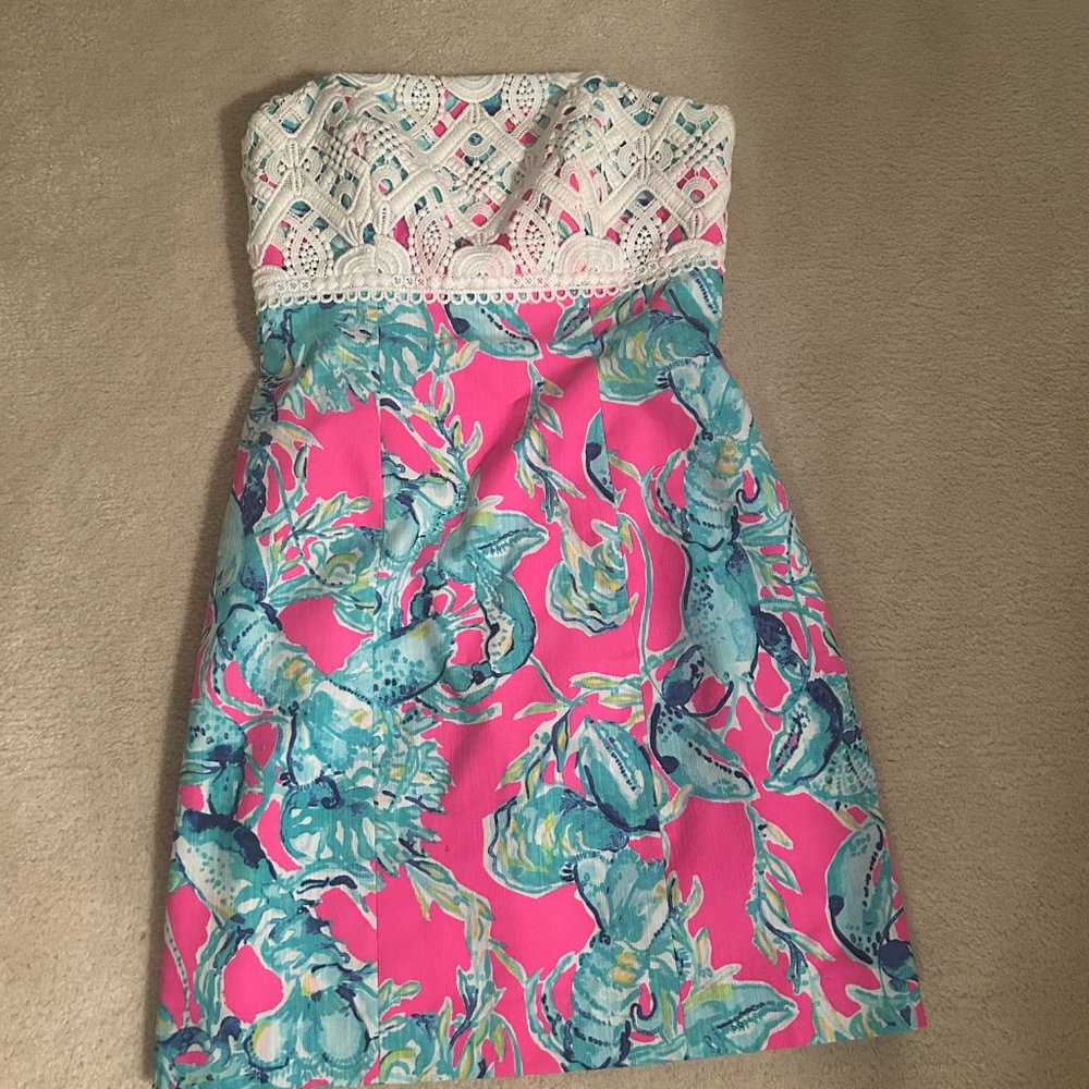 Lilly Pultzer Strapless Dress